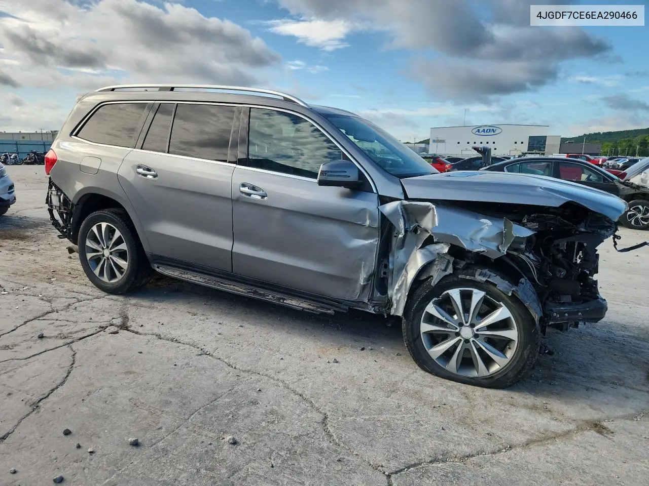 2014 Mercedes-Benz Gl 450 4Matic VIN: 4JGDF7CE6EA290466 Lot: 61823645