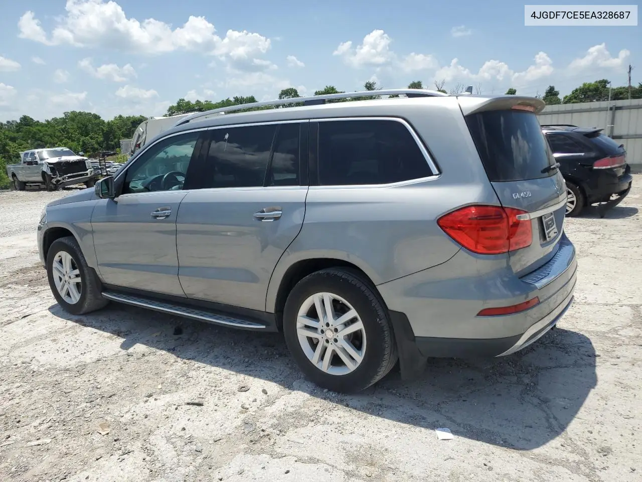 2014 Mercedes-Benz Gl 450 4Matic VIN: 4JGDF7CE5EA328687 Lot: 62127605