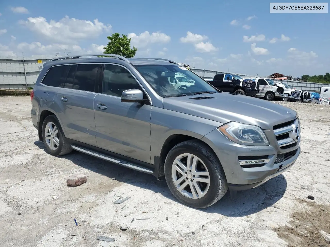 2014 Mercedes-Benz Gl 450 4Matic VIN: 4JGDF7CE5EA328687 Lot: 62127605
