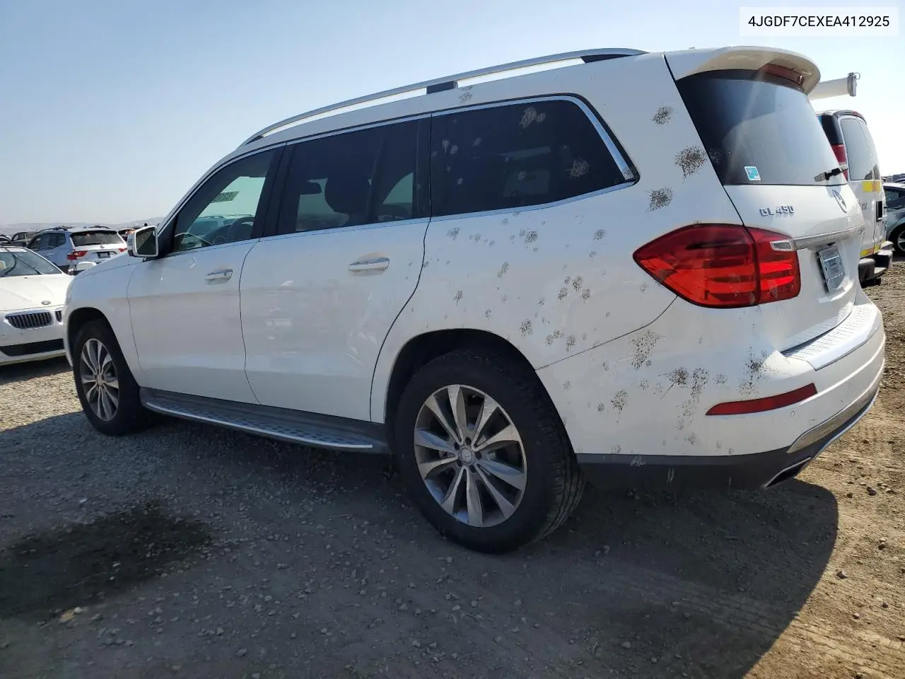 2014 Mercedes-Benz Gl 450 4Matic VIN: 4JGDF7CEXEA412925 Lot: 62164305