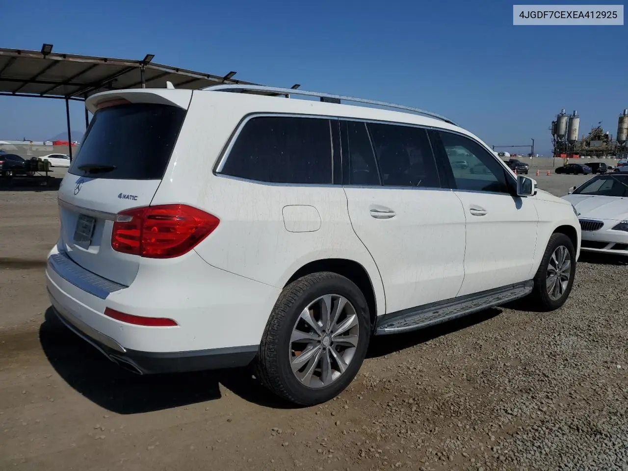 2014 Mercedes-Benz Gl 450 4Matic VIN: 4JGDF7CEXEA412925 Lot: 62164305