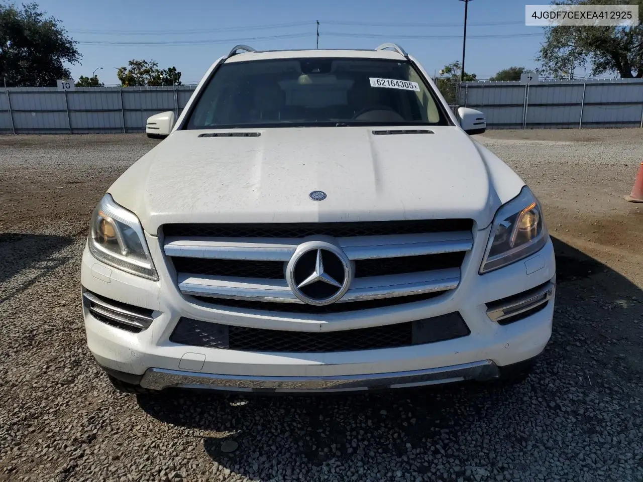 2014 Mercedes-Benz Gl 450 4Matic VIN: 4JGDF7CEXEA412925 Lot: 62164305