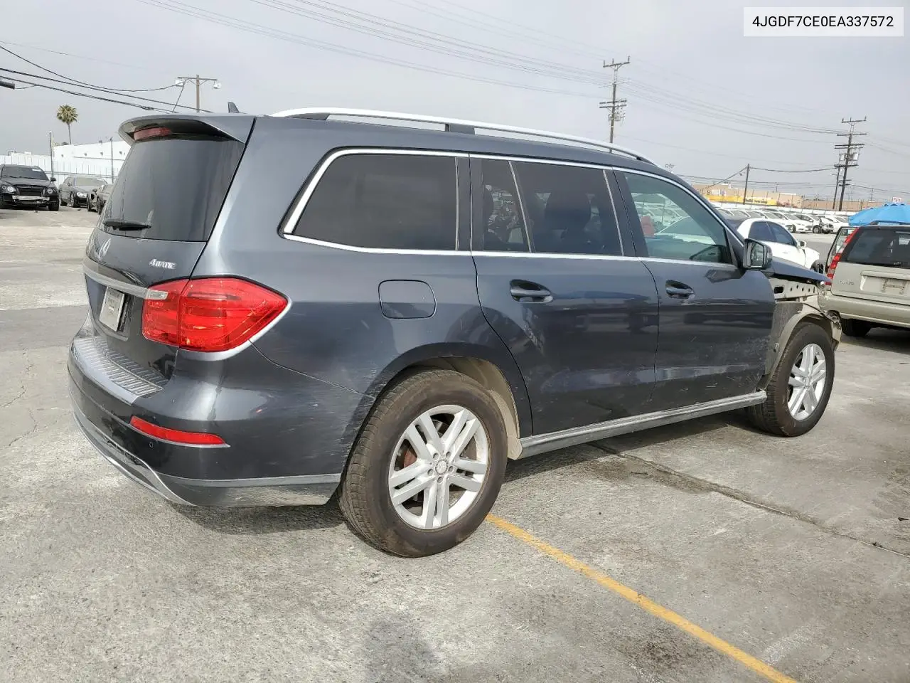 2014 Mercedes-Benz Gl 450 4Matic VIN: 4JGDF7CE0EA337572 Lot: 62232995