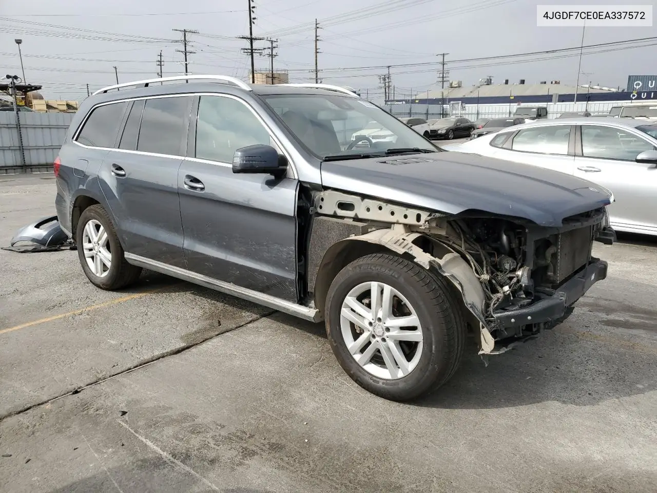 2014 Mercedes-Benz Gl 450 4Matic VIN: 4JGDF7CE0EA337572 Lot: 62232995