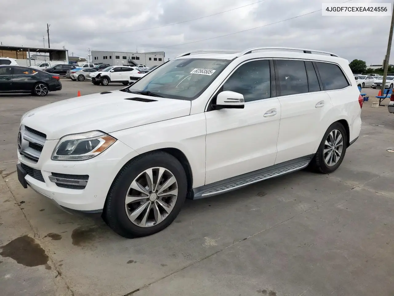 2014 Mercedes-Benz Gl 450 4Matic VIN: 4JGDF7CEXEA424556 Lot: 62563505