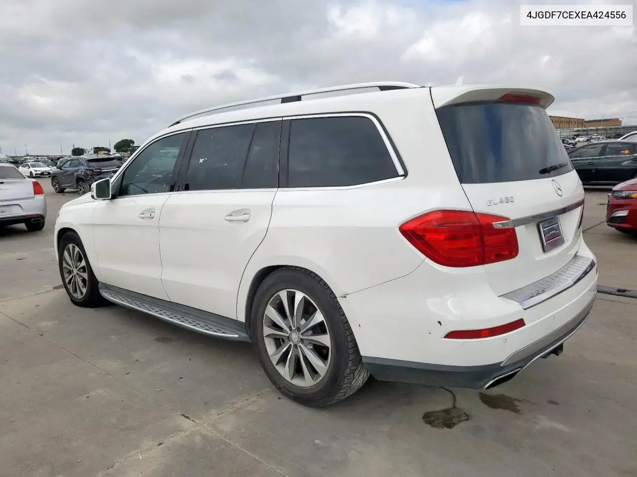 2014 Mercedes-Benz Gl 450 4Matic VIN: 4JGDF7CEXEA424556 Lot: 62563505
