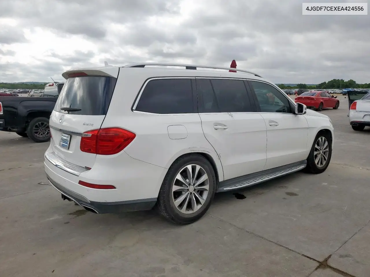 2014 Mercedes-Benz Gl 450 4Matic VIN: 4JGDF7CEXEA424556 Lot: 62563505