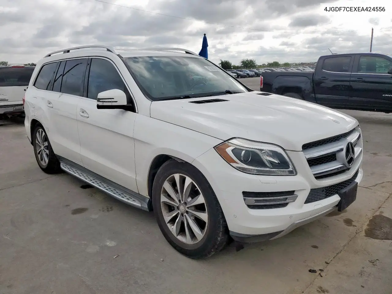 2014 Mercedes-Benz Gl 450 4Matic VIN: 4JGDF7CEXEA424556 Lot: 62563505