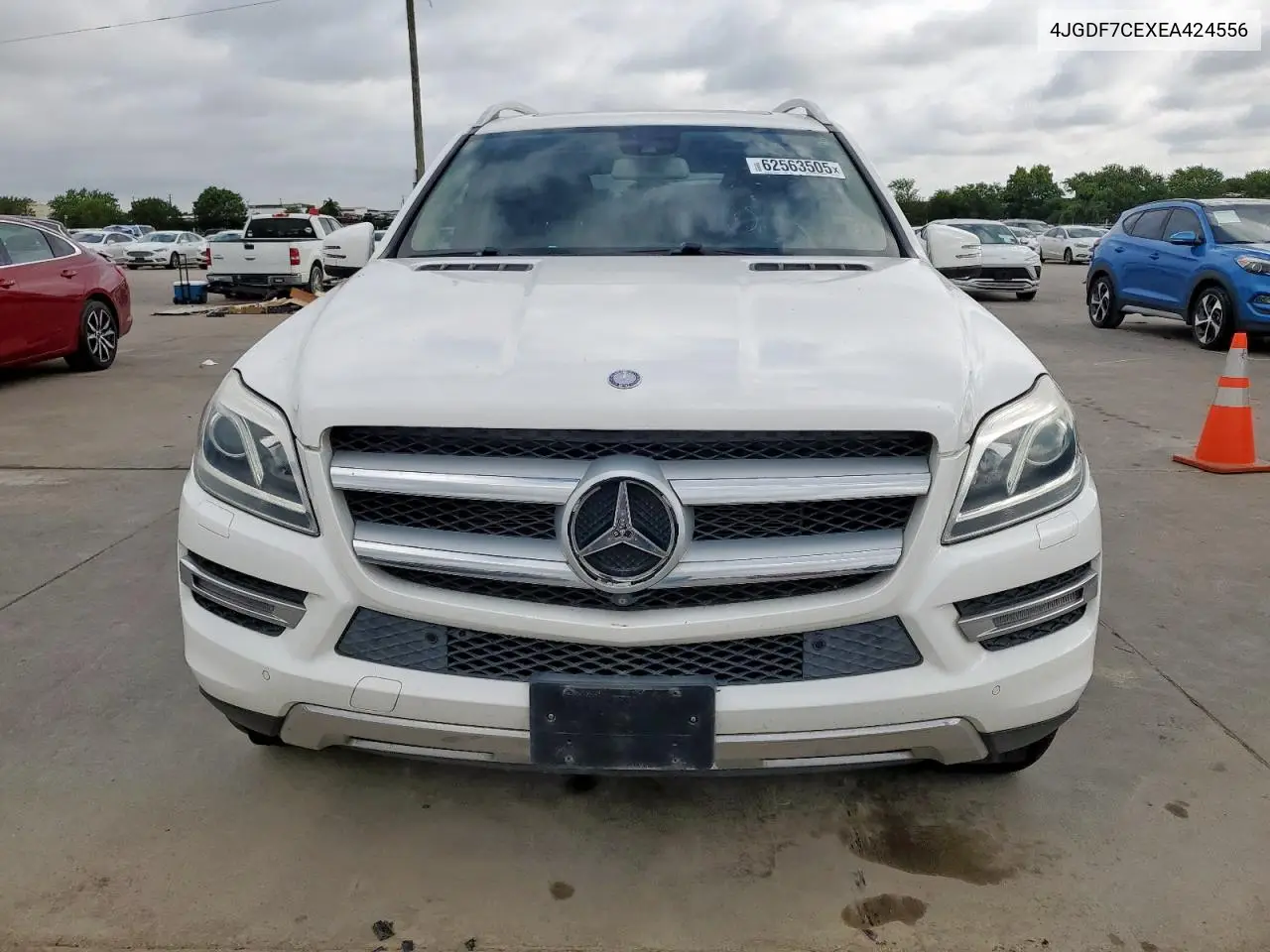 2014 Mercedes-Benz Gl 450 4Matic VIN: 4JGDF7CEXEA424556 Lot: 62563505