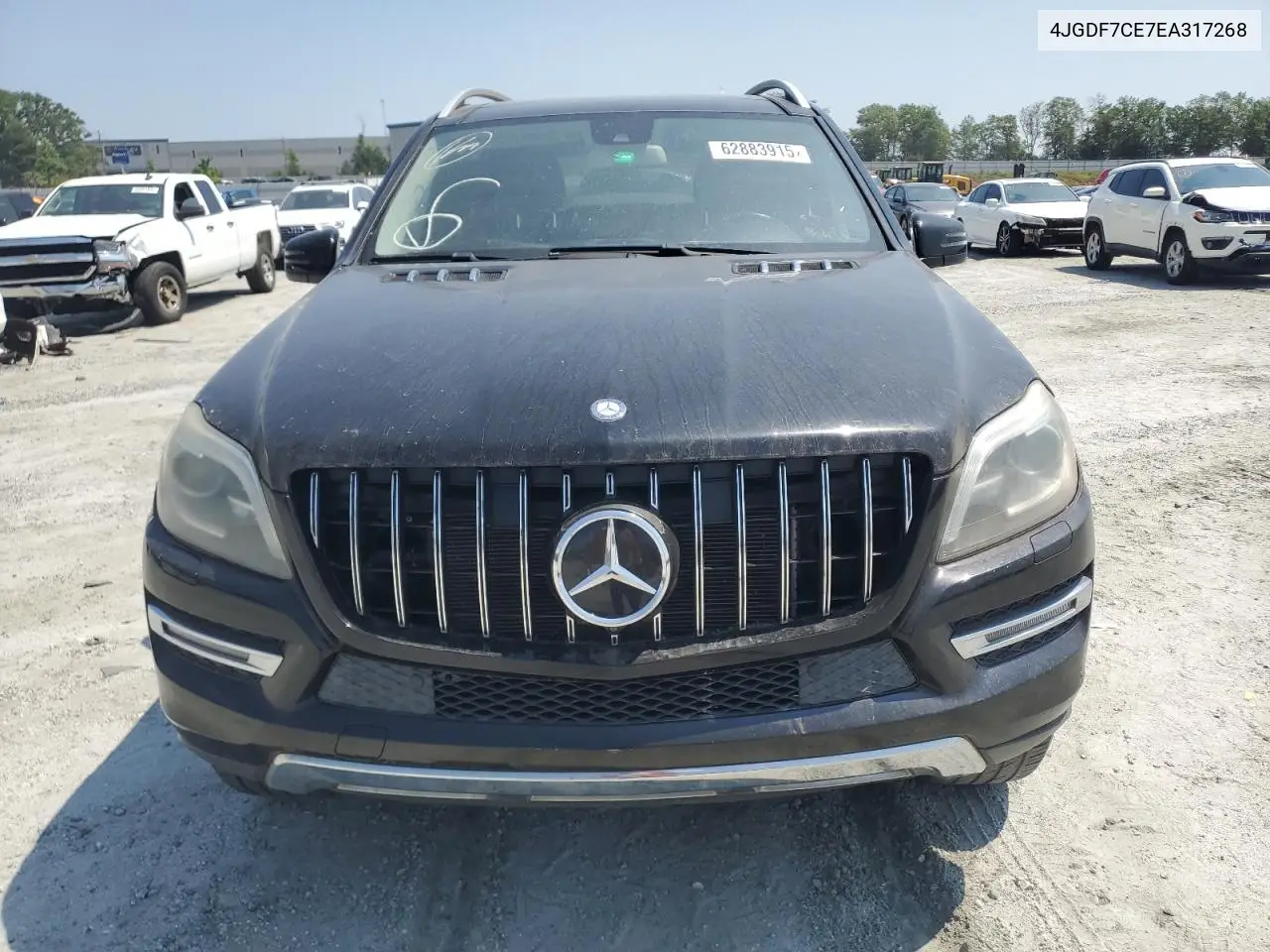 2014 Mercedes-Benz Gl 450 4Matic VIN: 4JGDF7CE7EA317268 Lot: 62883915