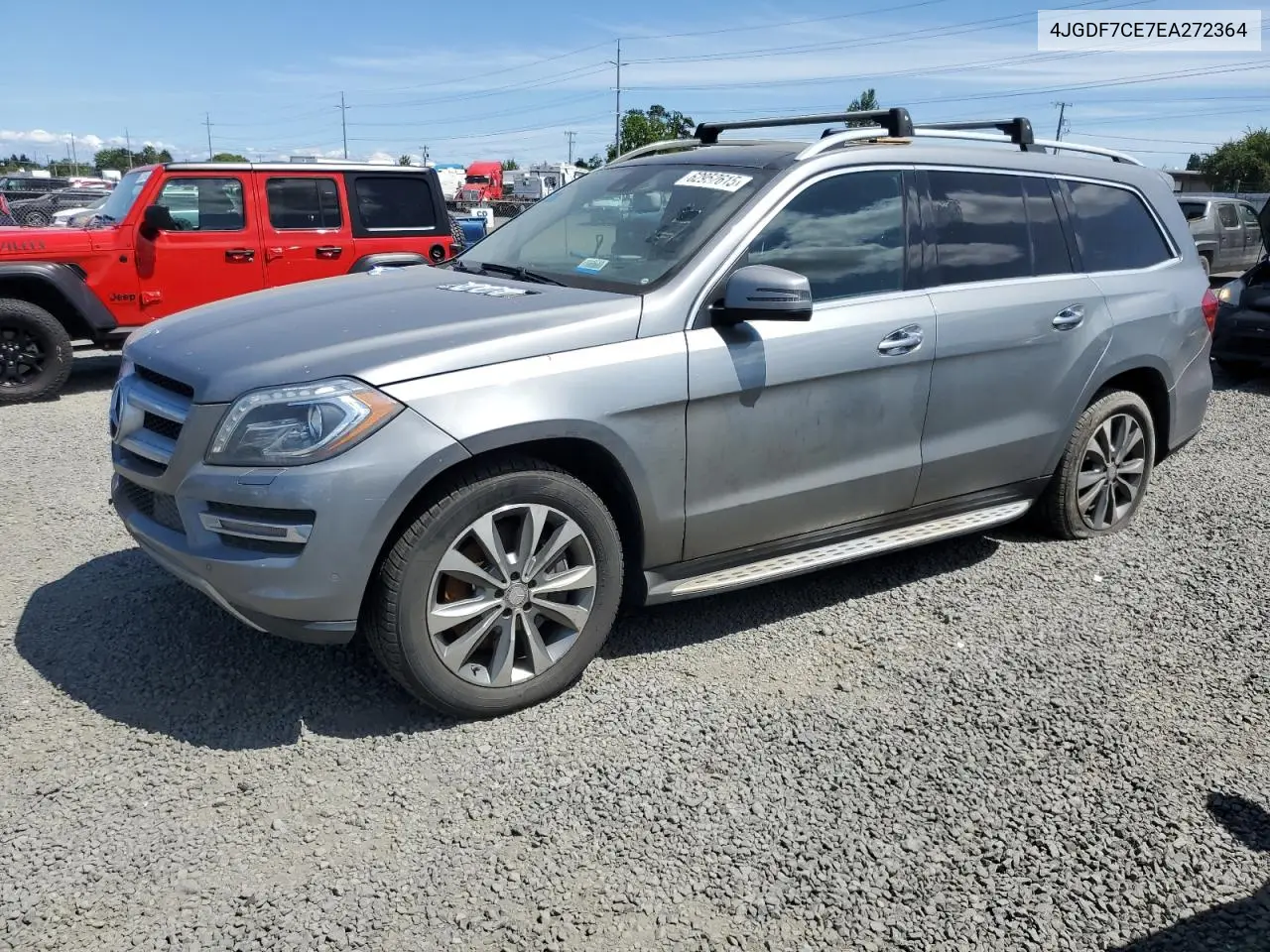2014 Mercedes-Benz Gl 450 4Matic VIN: 4JGDF7CE7EA272364 Lot: 62952615