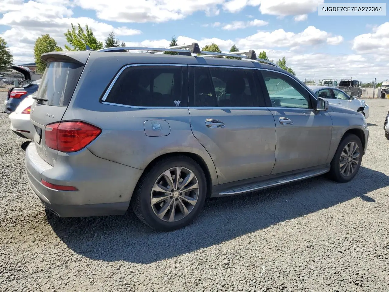 2014 Mercedes-Benz Gl 450 4Matic VIN: 4JGDF7CE7EA272364 Lot: 62952615