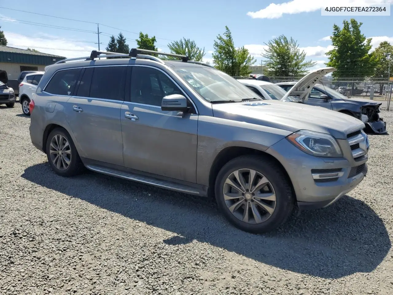 2014 Mercedes-Benz Gl 450 4Matic VIN: 4JGDF7CE7EA272364 Lot: 62952615