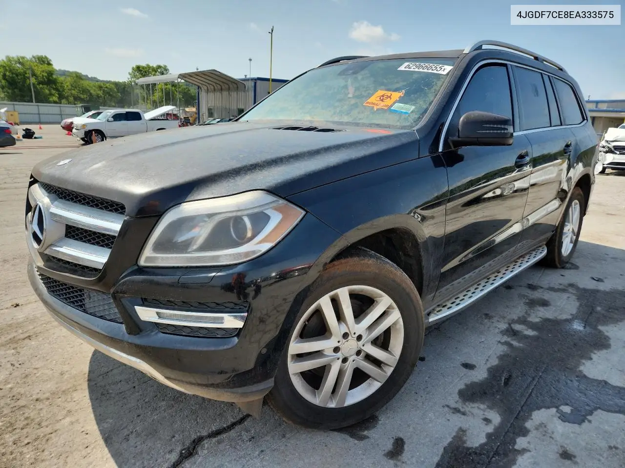 2014 Mercedes-Benz Gl 450 4Matic VIN: 4JGDF7CE8EA333575 Lot: 62966655