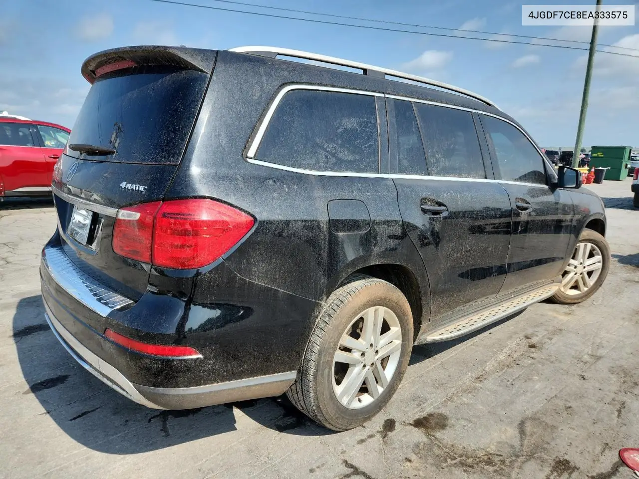 2014 Mercedes-Benz Gl 450 4Matic VIN: 4JGDF7CE8EA333575 Lot: 62966655