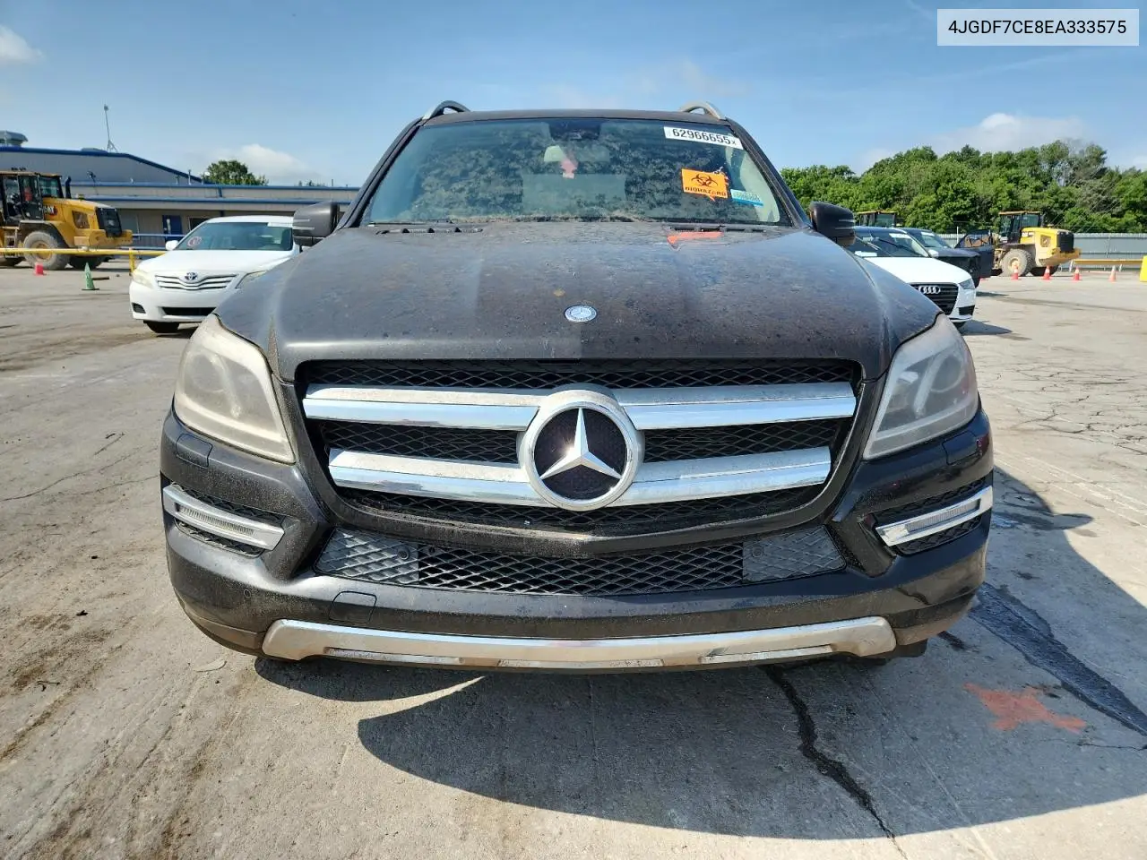 2014 Mercedes-Benz Gl 450 4Matic VIN: 4JGDF7CE8EA333575 Lot: 62966655