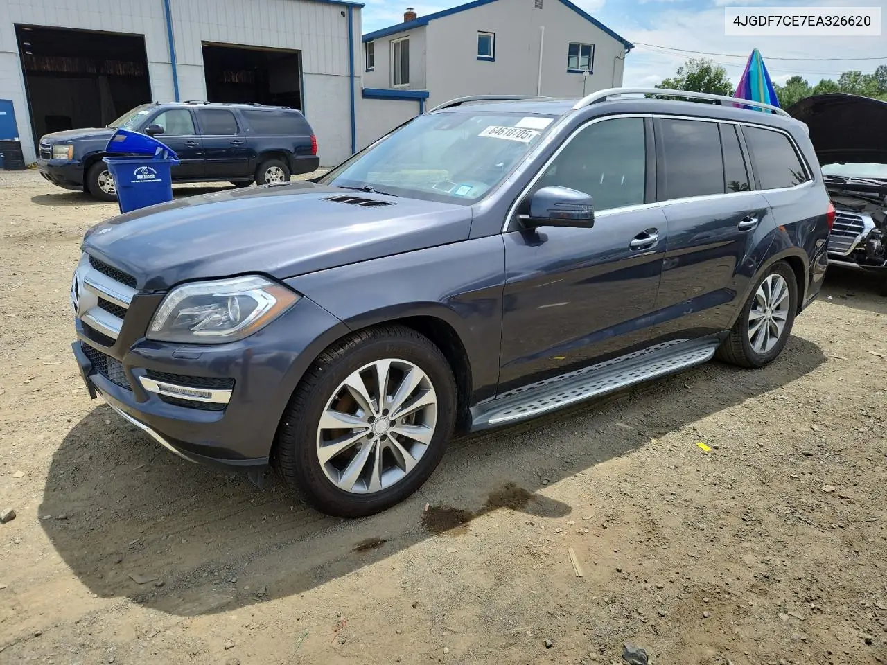 2014 Mercedes-Benz Gl 450 4Matic VIN: 4JGDF7CE7EA326620 Lot: 64610705