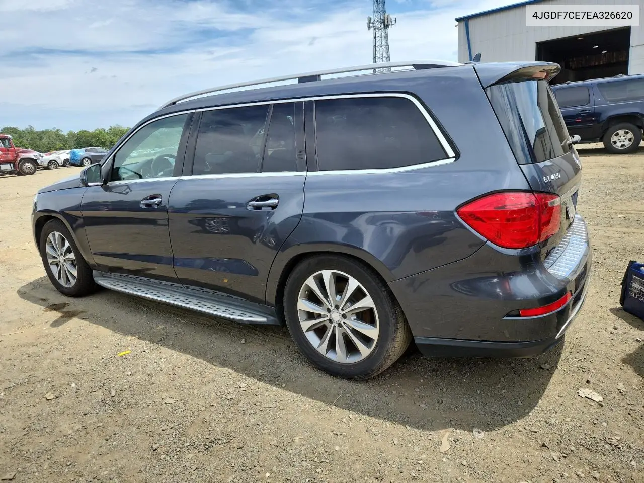 2014 Mercedes-Benz Gl 450 4Matic VIN: 4JGDF7CE7EA326620 Lot: 64610705