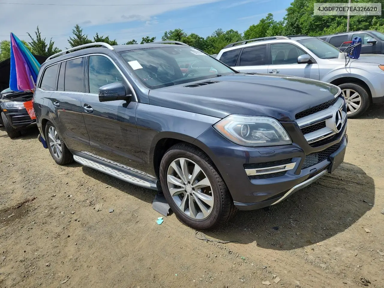 2014 Mercedes-Benz Gl 450 4Matic VIN: 4JGDF7CE7EA326620 Lot: 64610705