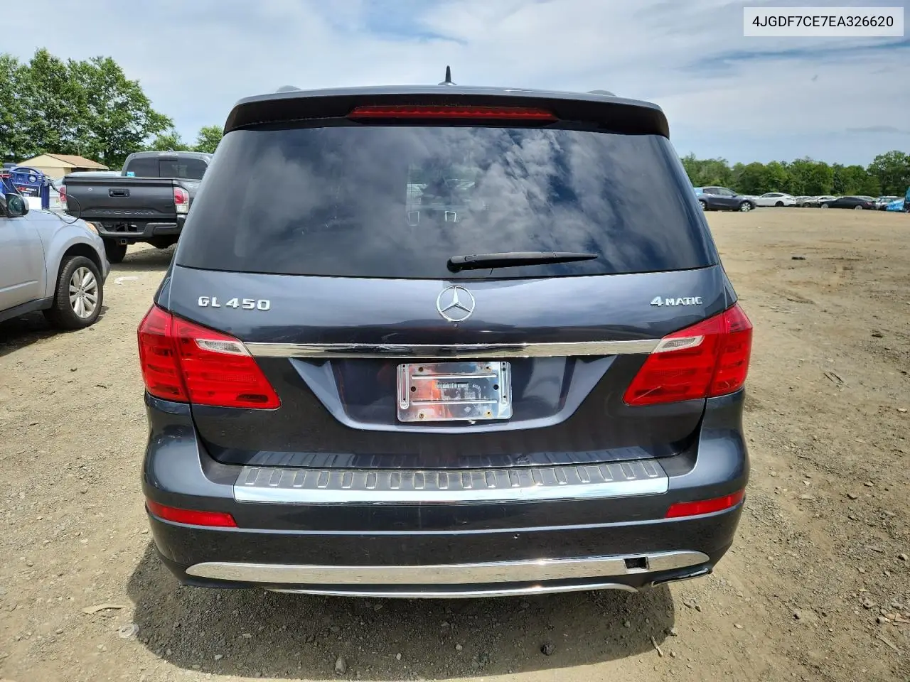 2014 Mercedes-Benz Gl 450 4Matic VIN: 4JGDF7CE7EA326620 Lot: 64610705