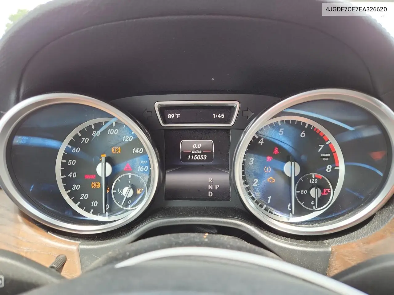 2014 Mercedes-Benz Gl 450 4Matic VIN: 4JGDF7CE7EA326620 Lot: 64610705