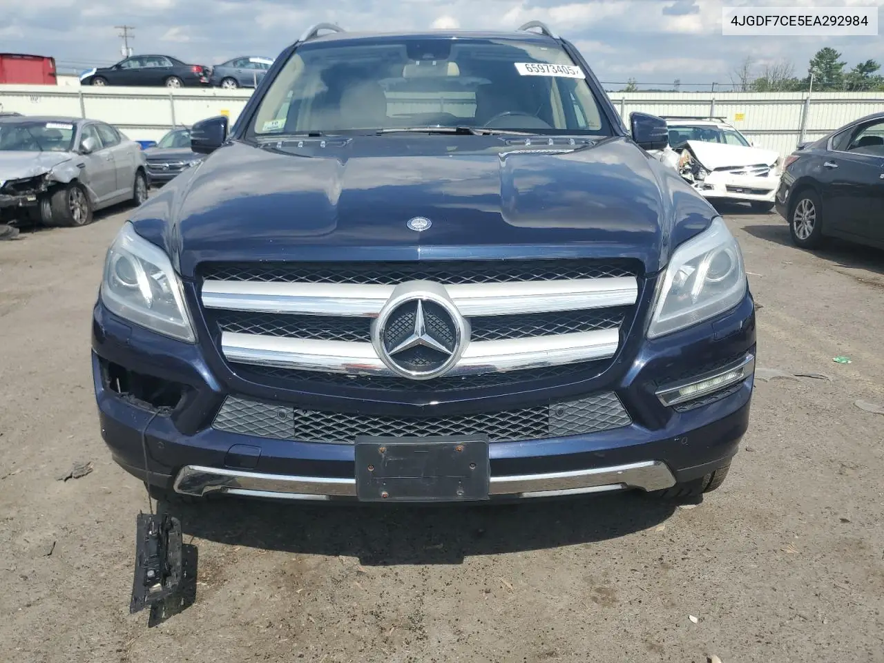 2014 Mercedes-Benz Gl 450 4Matic VIN: 4JGDF7CE5EA292984 Lot: 65973405