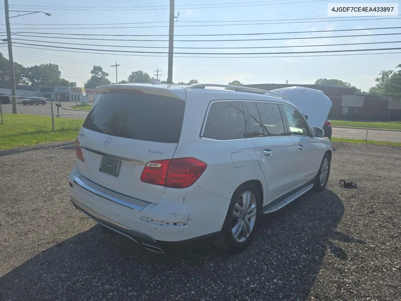2014 Mercedes-Benz Gl 450 4Matic VIN: 4JGDF7CE4EA433897 Lot: 66036035