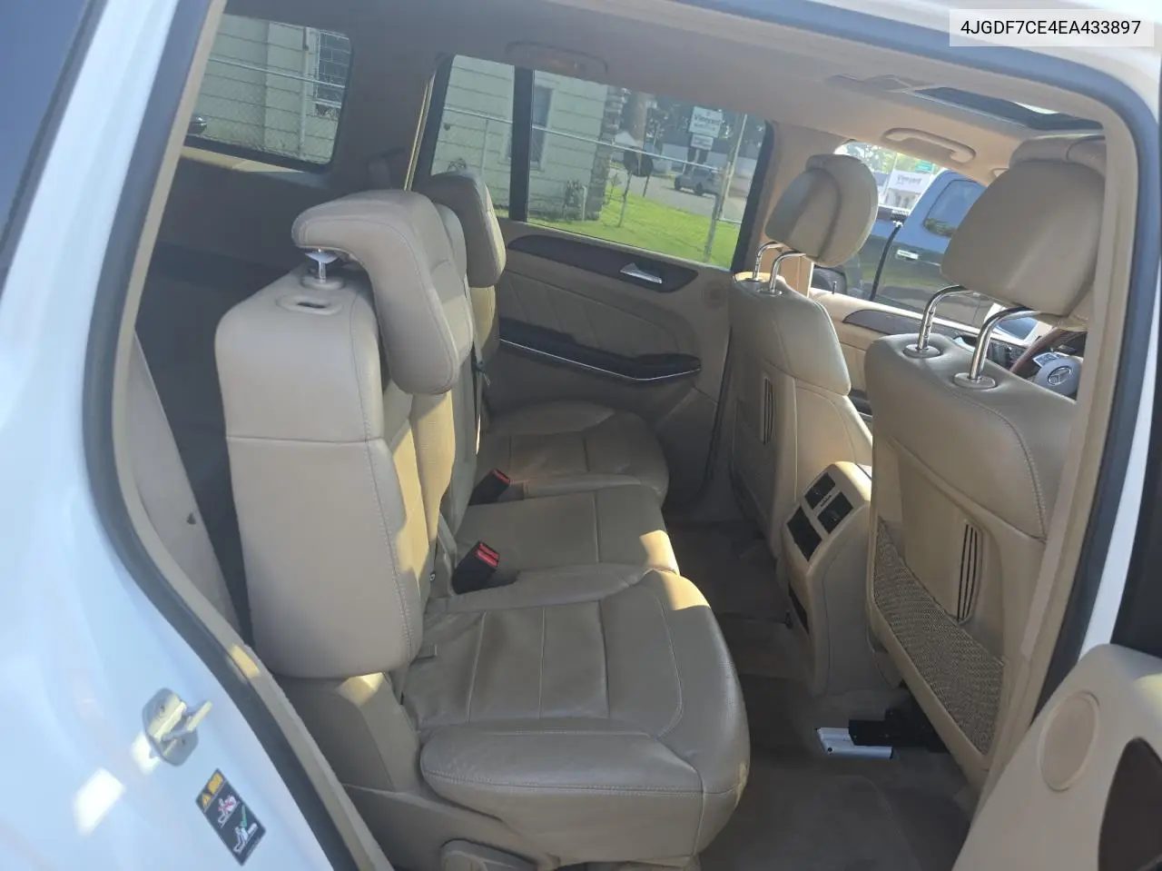 2014 Mercedes-Benz Gl 450 4Matic VIN: 4JGDF7CE4EA433897 Lot: 66036035