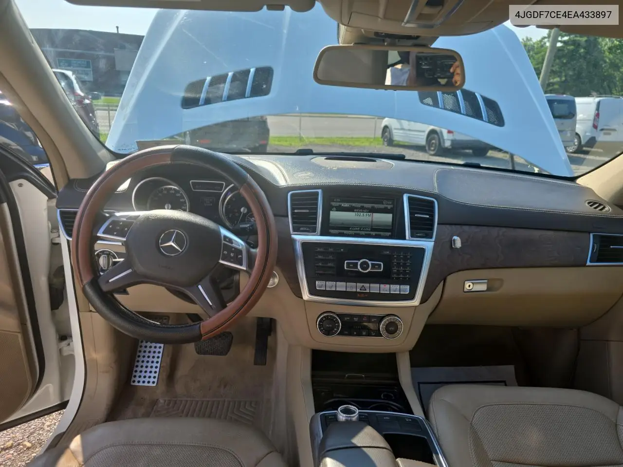 2014 Mercedes-Benz Gl 450 4Matic VIN: 4JGDF7CE4EA433897 Lot: 66036035