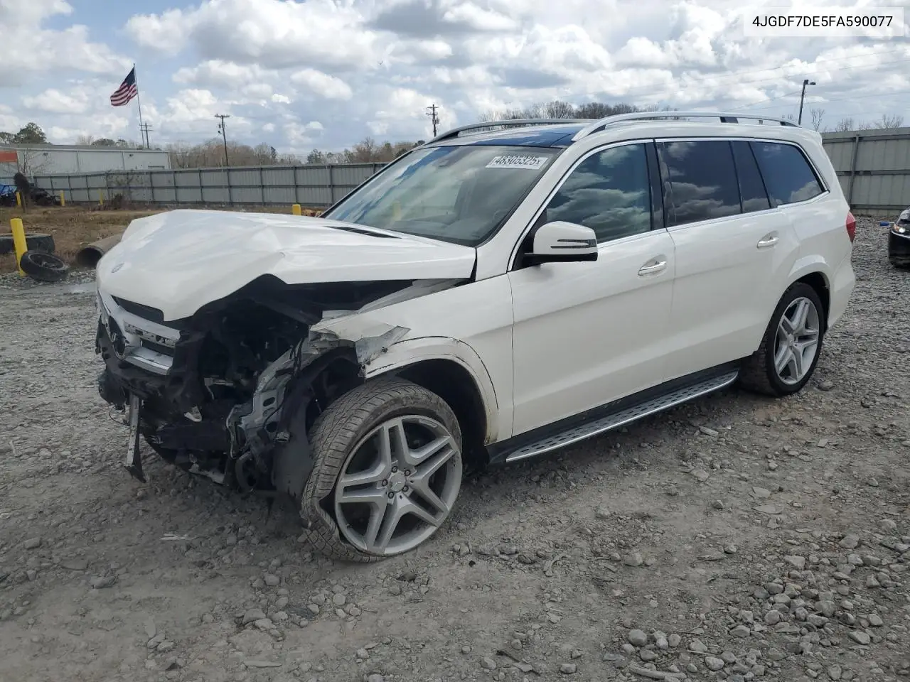 2015 Mercedes-Benz Gl 550 4Matic VIN: 4JGDF7DE5FA590077 Lot: 48305325