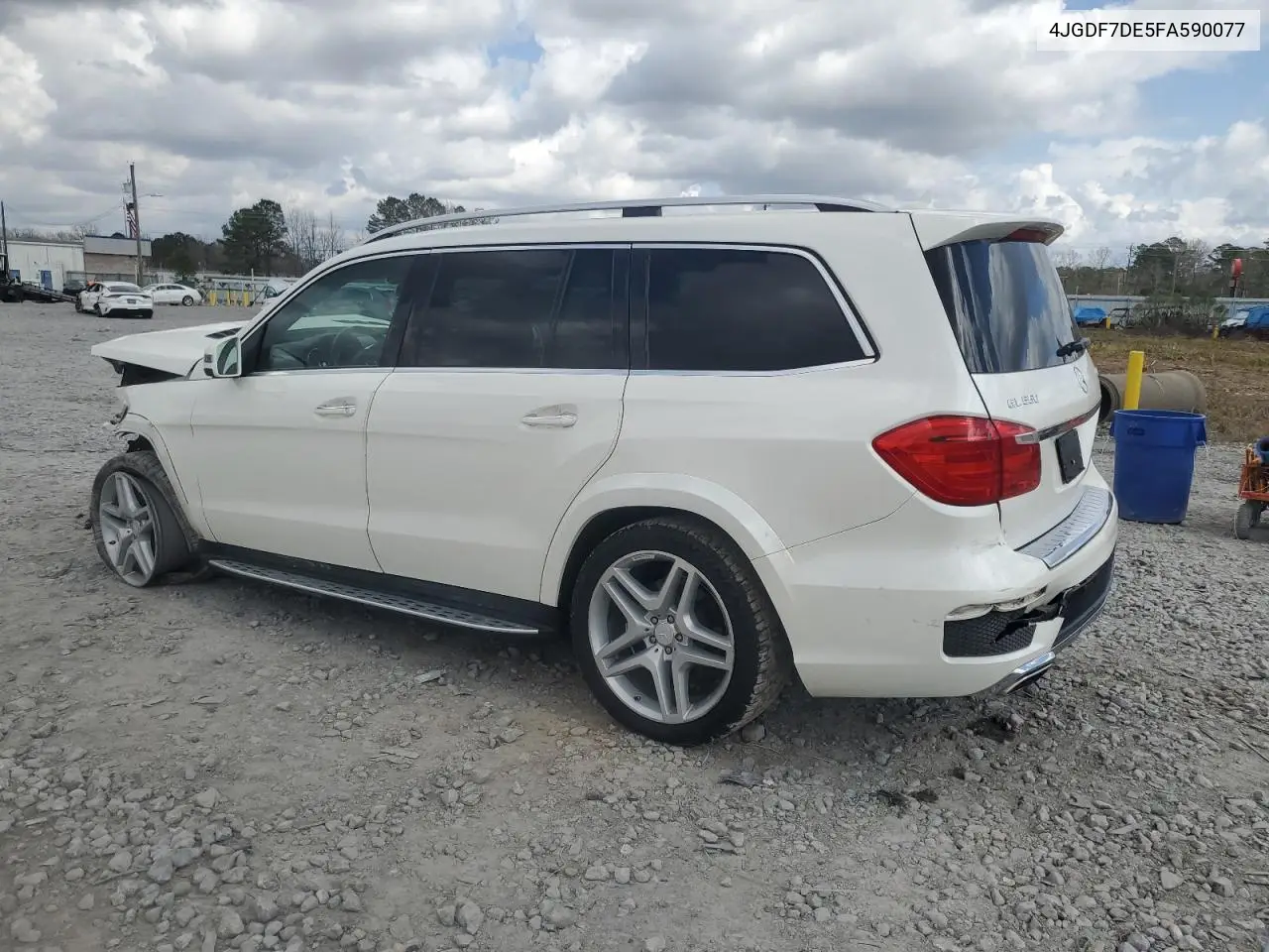 2015 Mercedes-Benz Gl 550 4Matic VIN: 4JGDF7DE5FA590077 Lot: 48305325