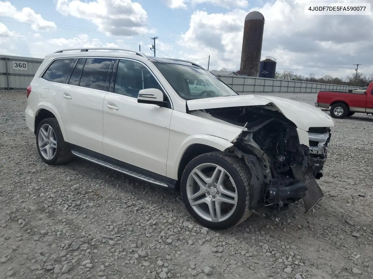 2015 Mercedes-Benz Gl 550 4Matic VIN: 4JGDF7DE5FA590077 Lot: 48305325