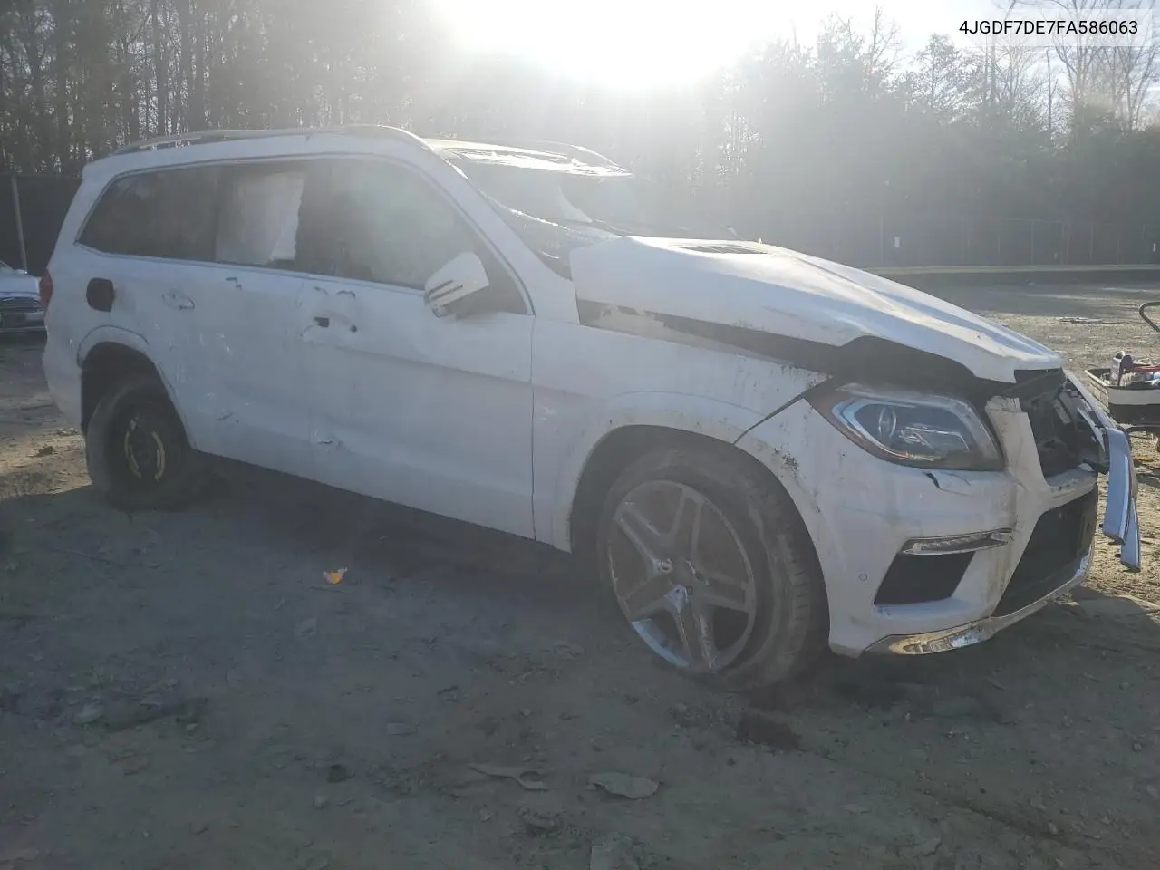 2015 Mercedes-Benz Gl 550 4Matic VIN: 4JGDF7DE7FA586063 Lot: 49330565