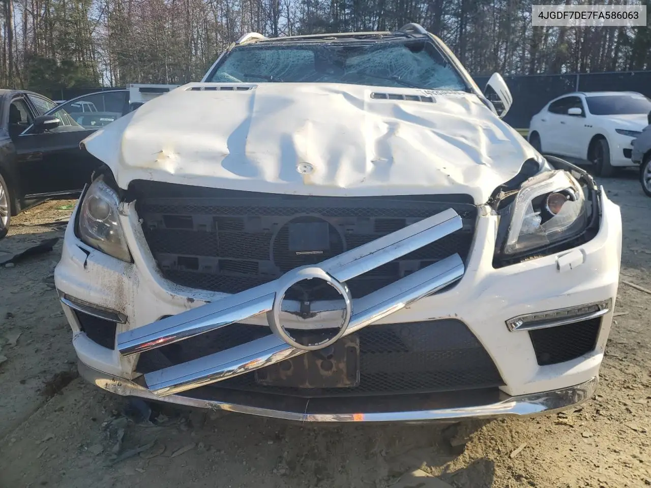 2015 Mercedes-Benz Gl 550 4Matic VIN: 4JGDF7DE7FA586063 Lot: 49330565