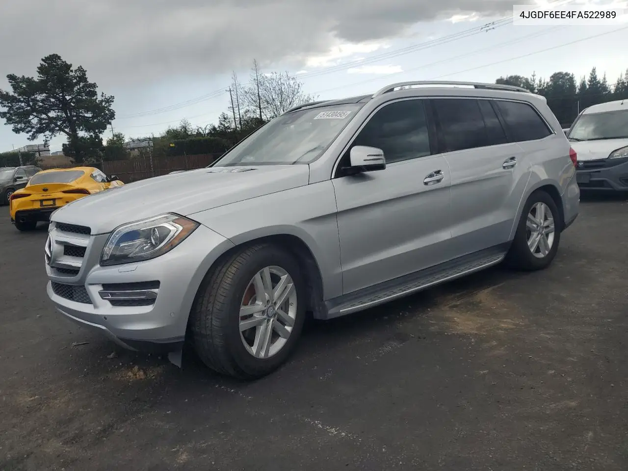 2015 Mercedes-Benz Gl 450 4Matic VIN: 4JGDF6EE4FA522989 Lot: 51430495