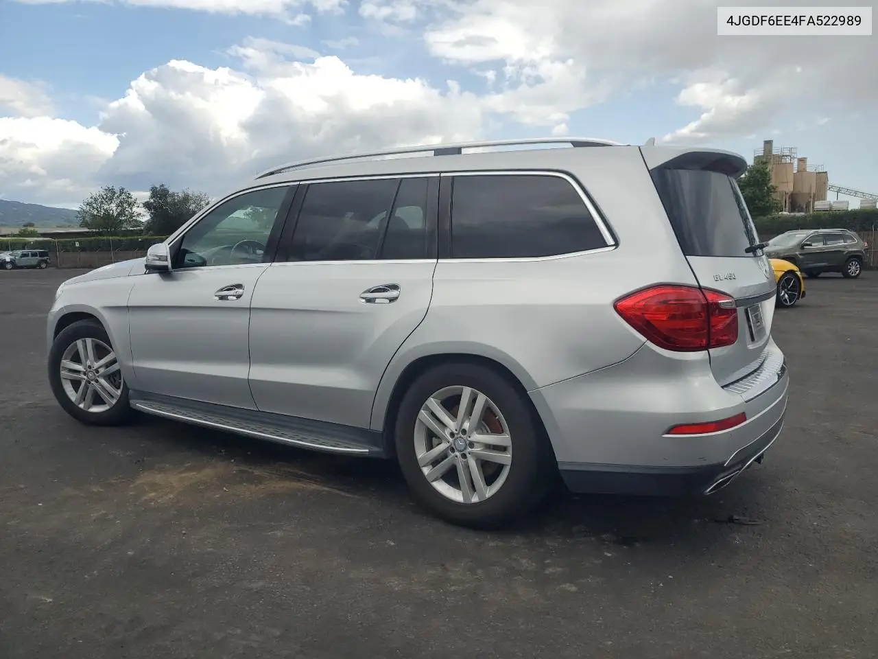 2015 Mercedes-Benz Gl 450 4Matic VIN: 4JGDF6EE4FA522989 Lot: 51430495