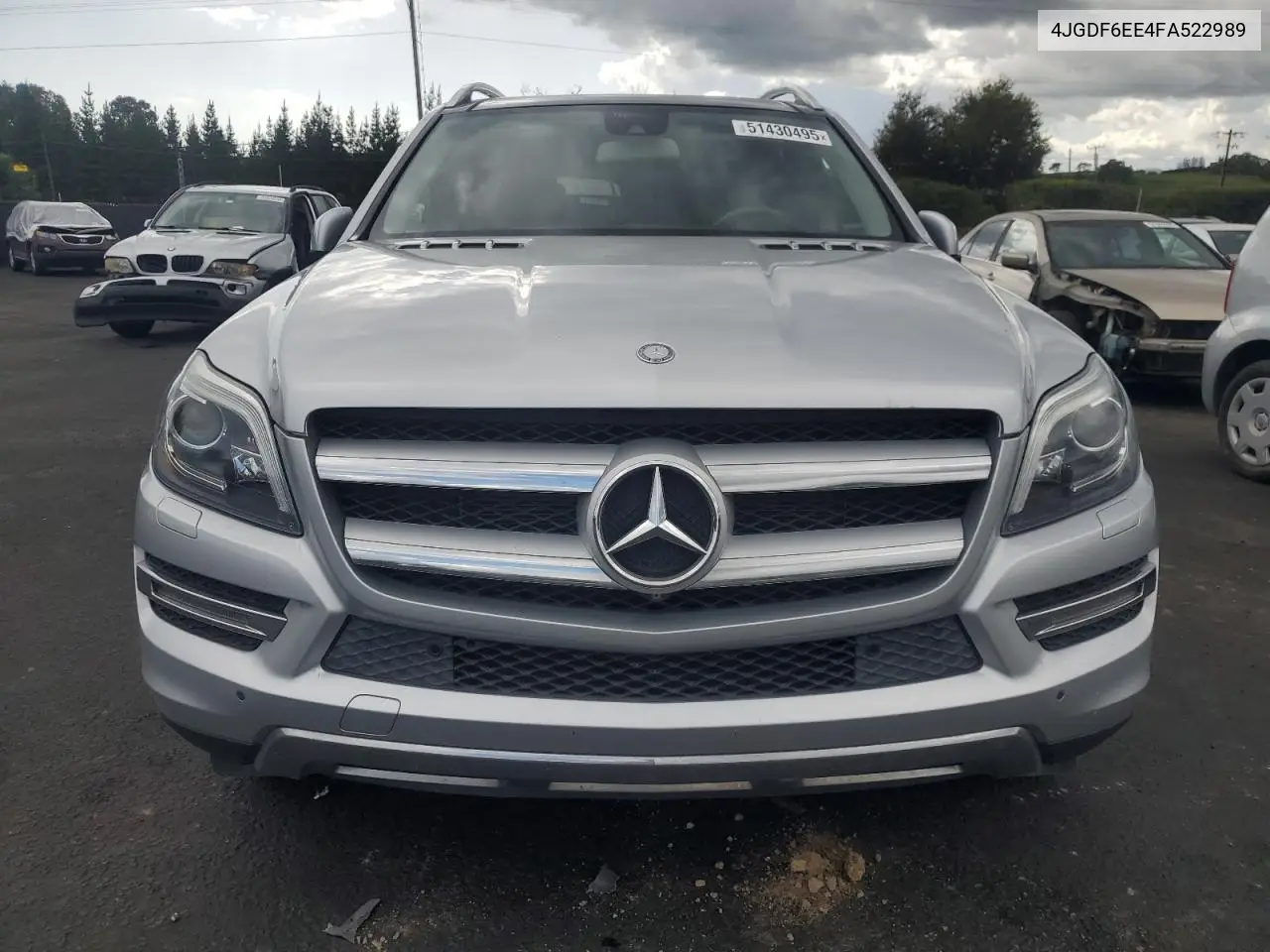2015 Mercedes-Benz Gl 450 4Matic VIN: 4JGDF6EE4FA522989 Lot: 51430495