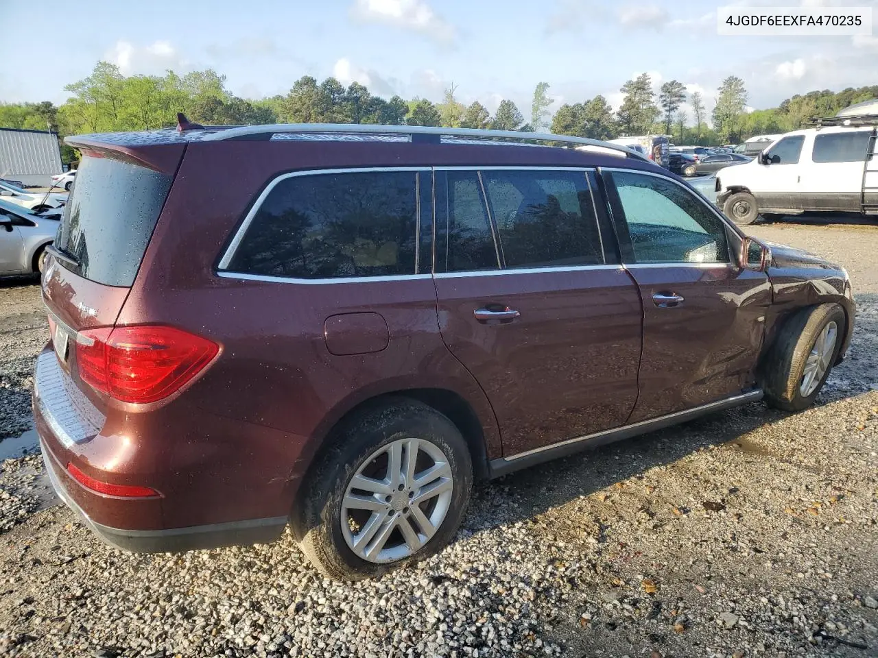 2015 Mercedes-Benz Gl 450 4Matic VIN: 4JGDF6EEXFA470235 Lot: 51500935