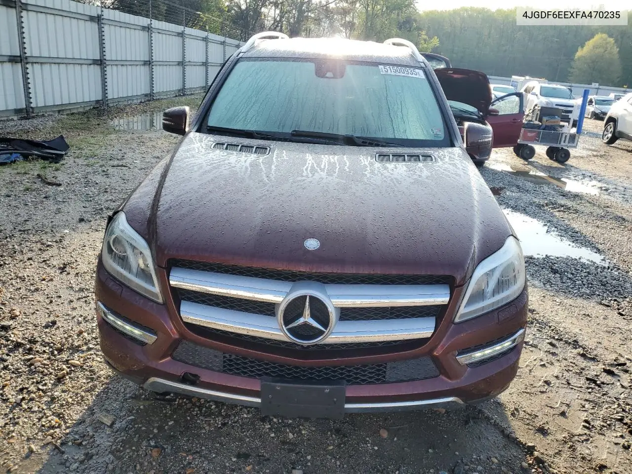 2015 Mercedes-Benz Gl 450 4Matic VIN: 4JGDF6EEXFA470235 Lot: 51500935