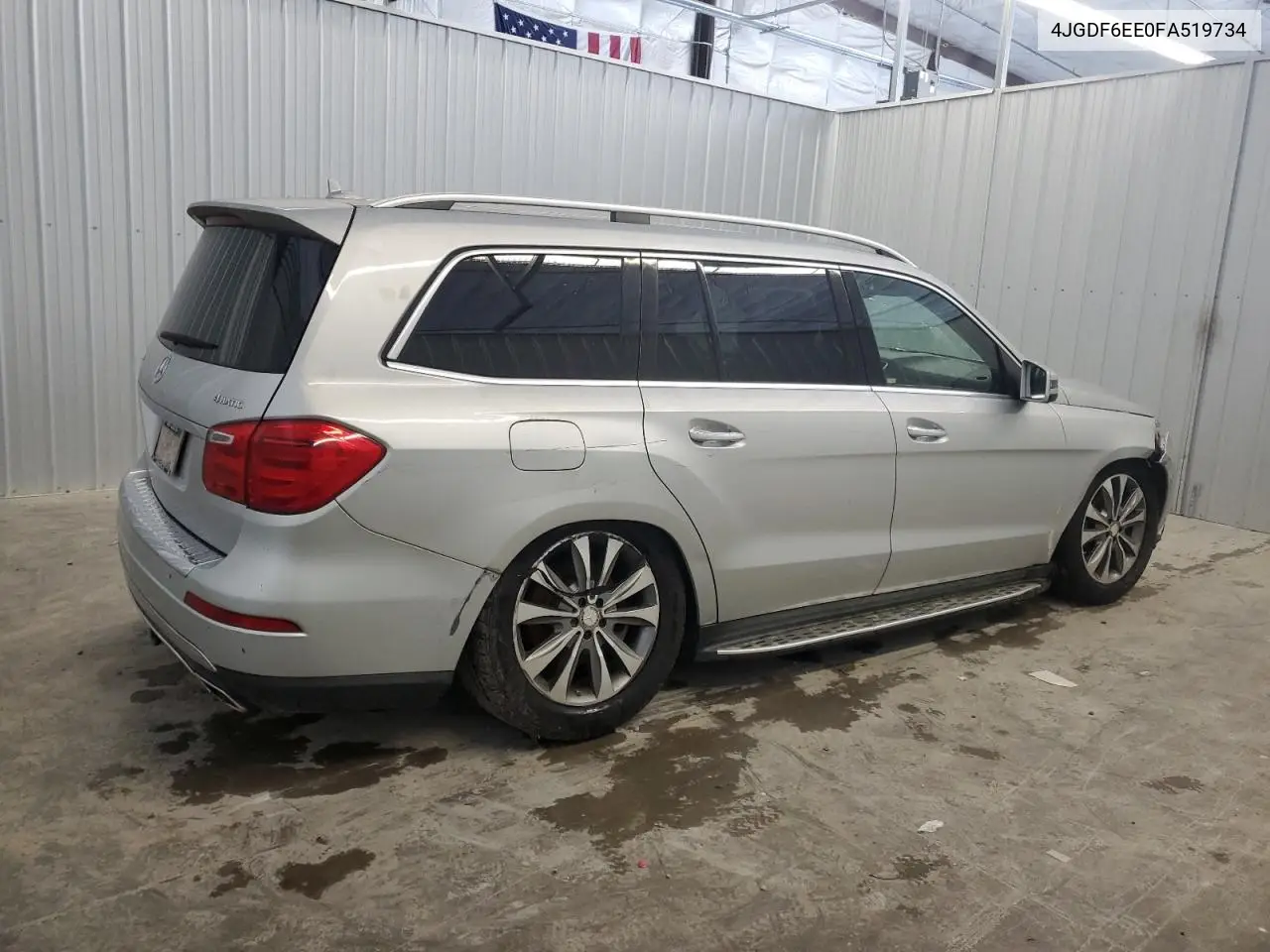 2015 Mercedes-Benz Gl 450 4Matic VIN: 4JGDF6EE0FA519734 Lot: 52083125