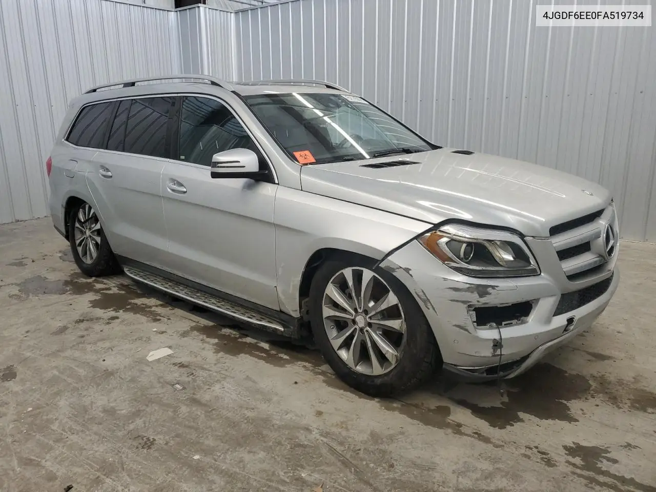 2015 Mercedes-Benz Gl 450 4Matic VIN: 4JGDF6EE0FA519734 Lot: 52083125