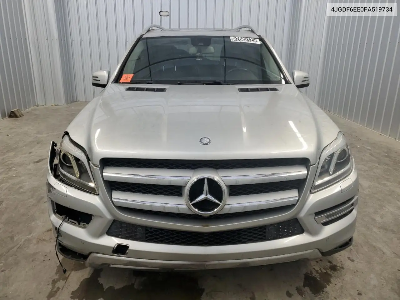 2015 Mercedes-Benz Gl 450 4Matic VIN: 4JGDF6EE0FA519734 Lot: 52083125