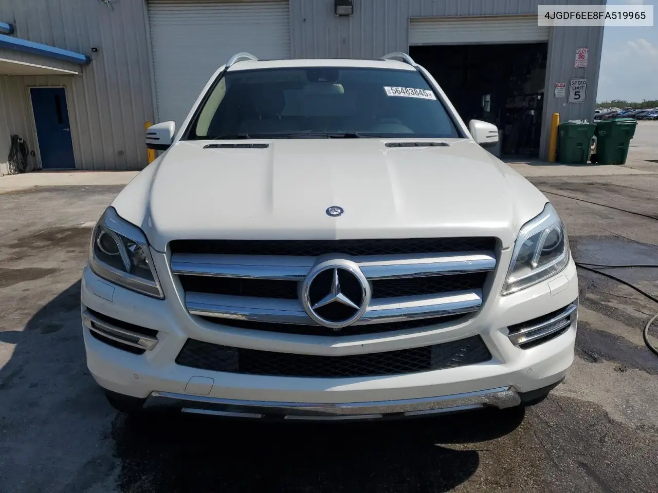 2015 Mercedes-Benz Gl 450 4Matic VIN: 4JGDF6EE8FA519965 Lot: 56483845