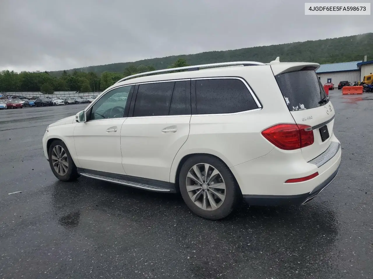 2015 Mercedes-Benz Gl 450 4Matic VIN: 4JGDF6EE5FA598673 Lot: 56562375
