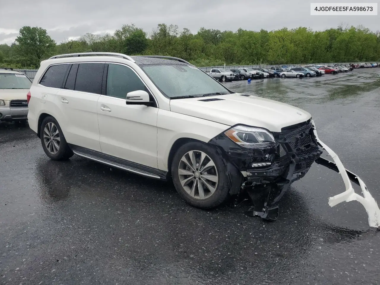 2015 Mercedes-Benz Gl 450 4Matic VIN: 4JGDF6EE5FA598673 Lot: 56562375