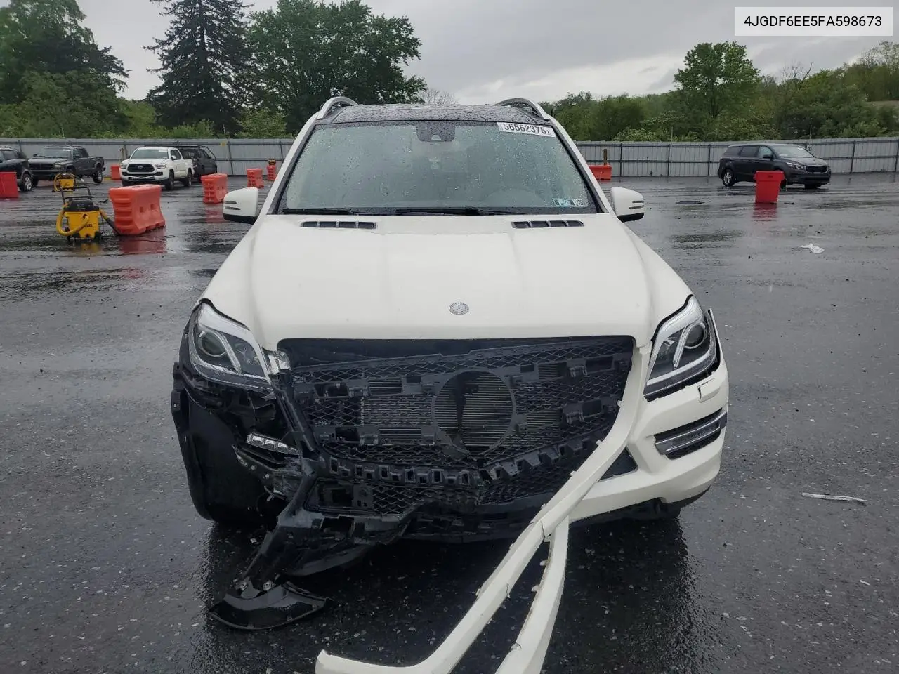 2015 Mercedes-Benz Gl 450 4Matic VIN: 4JGDF6EE5FA598673 Lot: 56562375