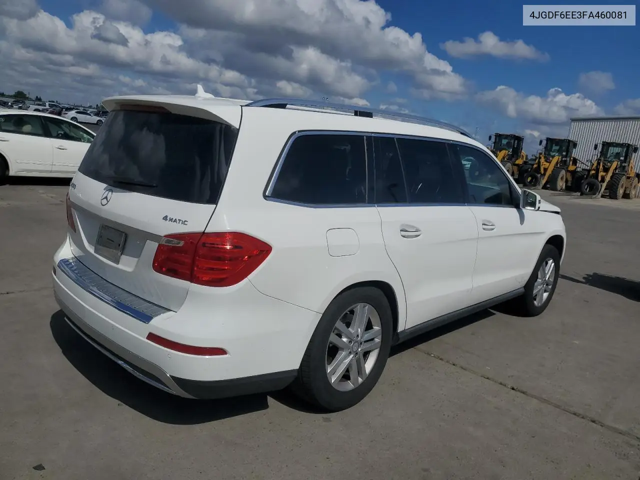 2015 Mercedes-Benz Gl 450 4Matic VIN: 4JGDF6EE3FA460081 Lot: 56711135