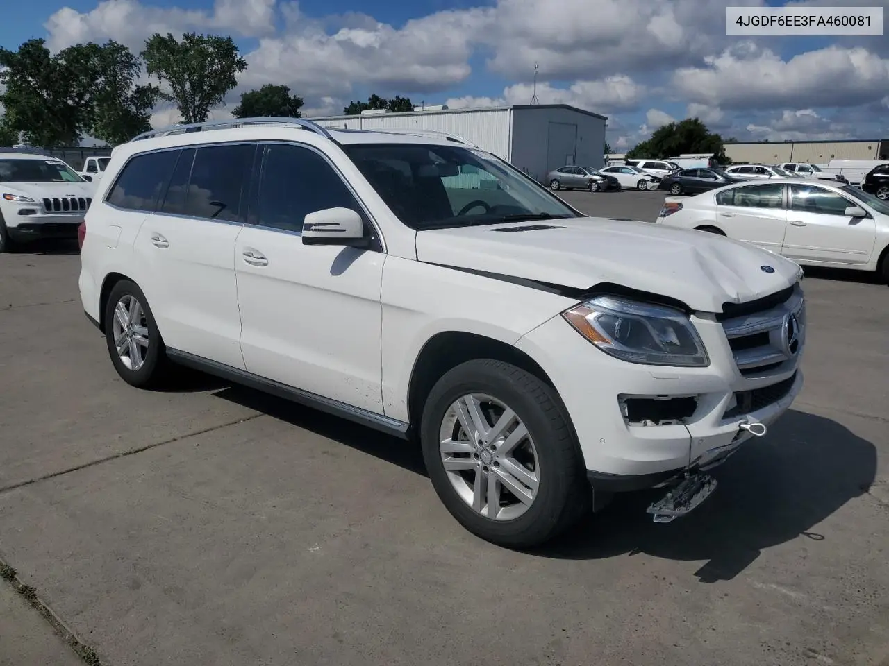 2015 Mercedes-Benz Gl 450 4Matic VIN: 4JGDF6EE3FA460081 Lot: 56711135