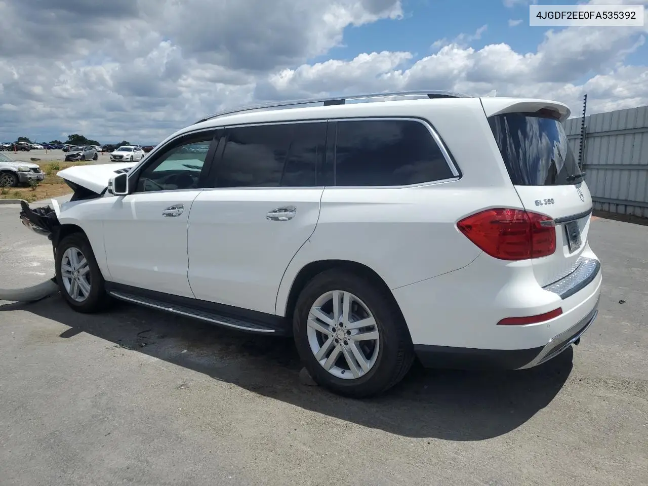2015 Mercedes-Benz Gl 350 Bluetec VIN: 4JGDF2EE0FA535392 Lot: 56800465