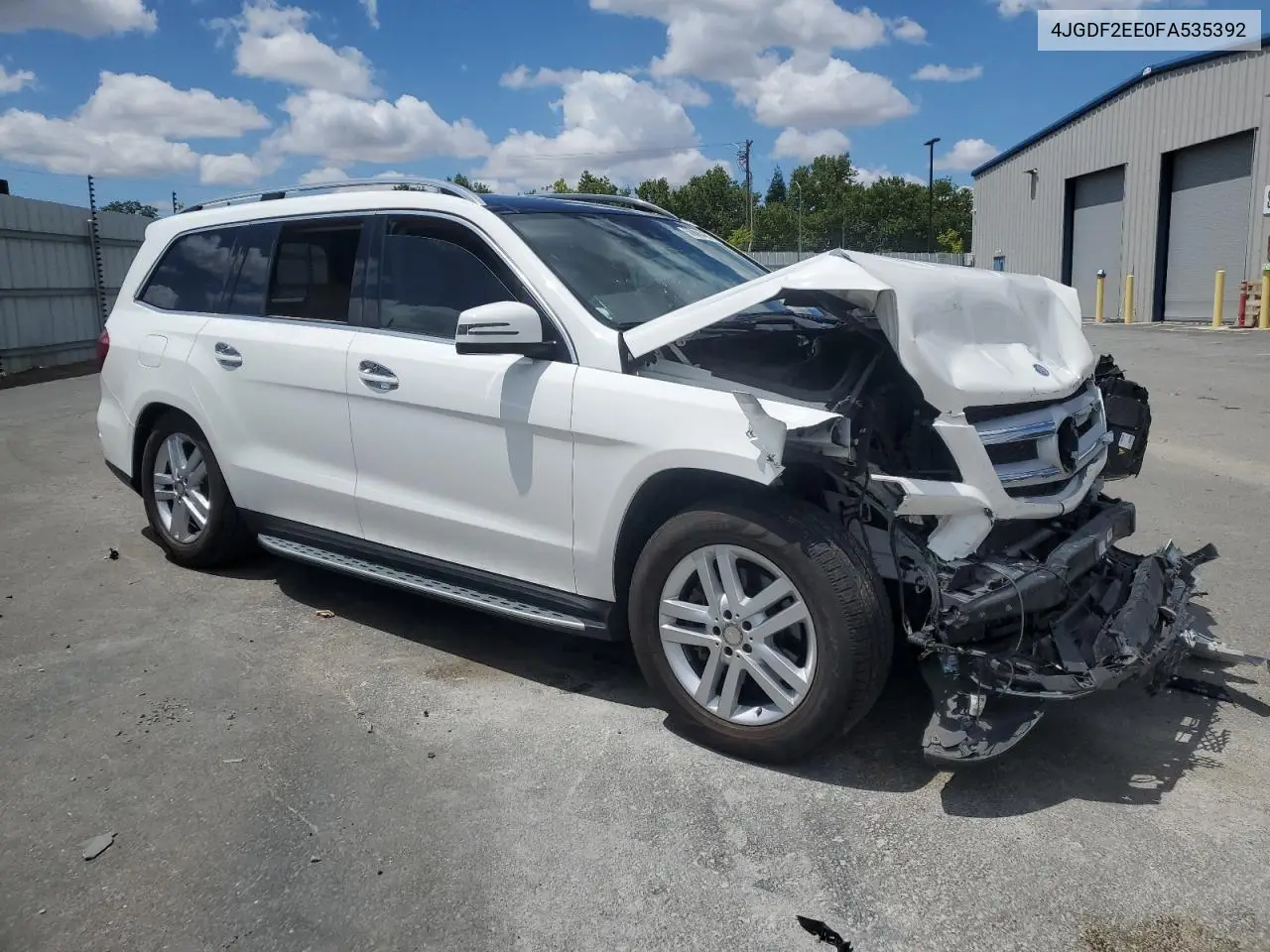2015 Mercedes-Benz Gl 350 Bluetec VIN: 4JGDF2EE0FA535392 Lot: 56800465